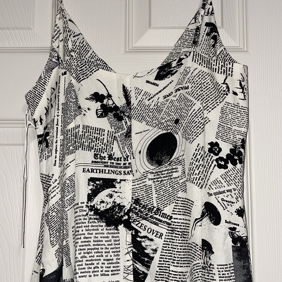 Reformation Newsprint Ventura Dress - Picture 6 of 12